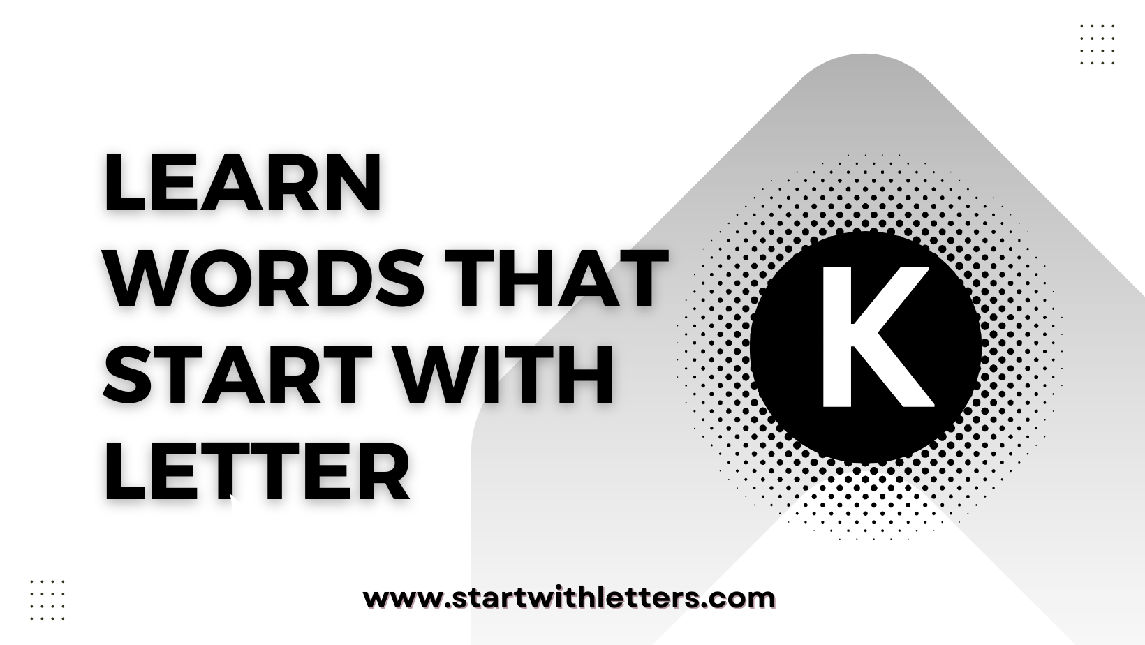 Words That Start With K